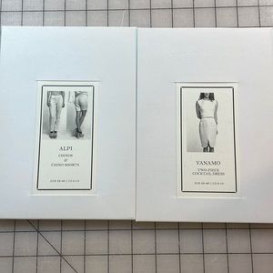 Named women’s sewing patterns